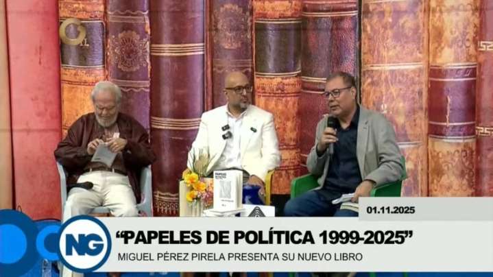 Miguel Pérez Pirela presentó su nuevo libro "Papeles de Política: 1999-2025" en la Feria del Libro de Caracas