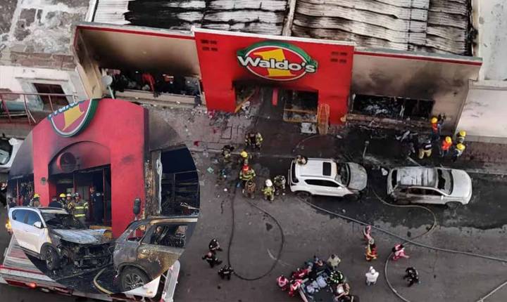 Dantesco incendio en tienda Waldo´s deja 22 muertos en Sonora