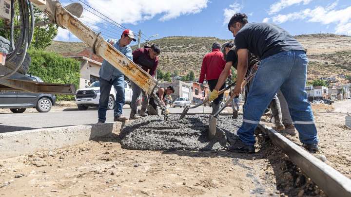 Construyen una nueva plaza en el barrio Newbery