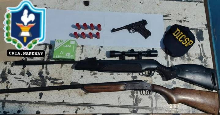 Napenay: Allanaron un campo por un homicidio y detuvieron a un hombre