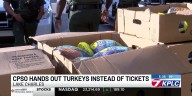 Calcasieu deputies surprise drivers with turkeys instead of tickets for traffic violations