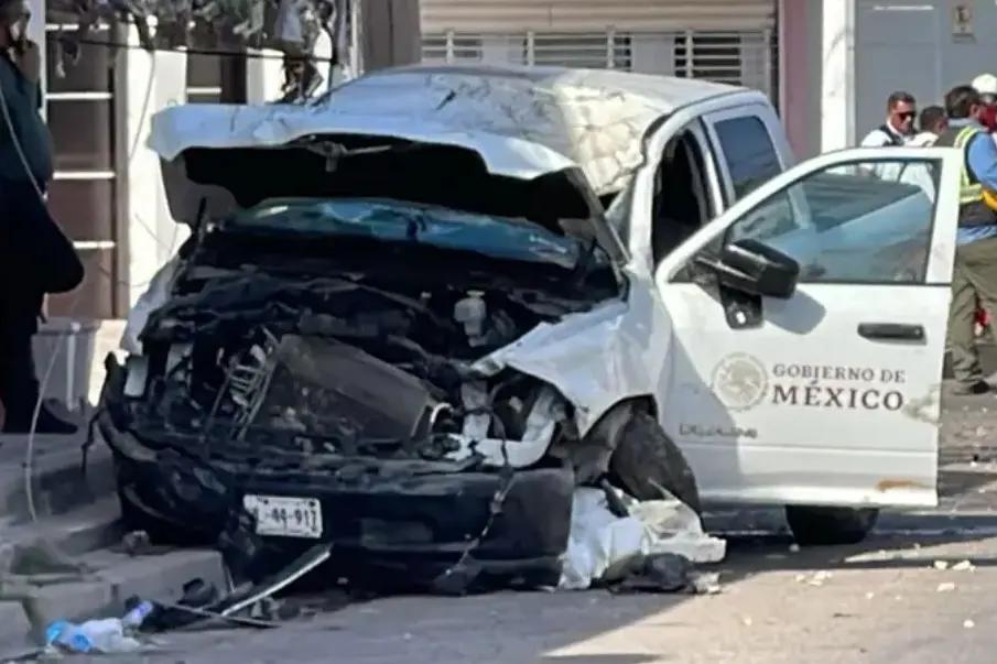 Camioneta del Gobierno Federal arrolla y mata a propietario de marisquería en Culiacán