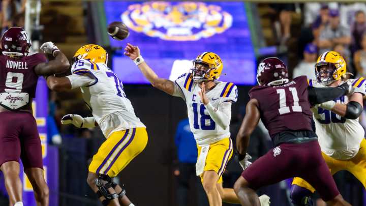 LSU football QB Garrett Nussmeier out v Arkansas, final injury report