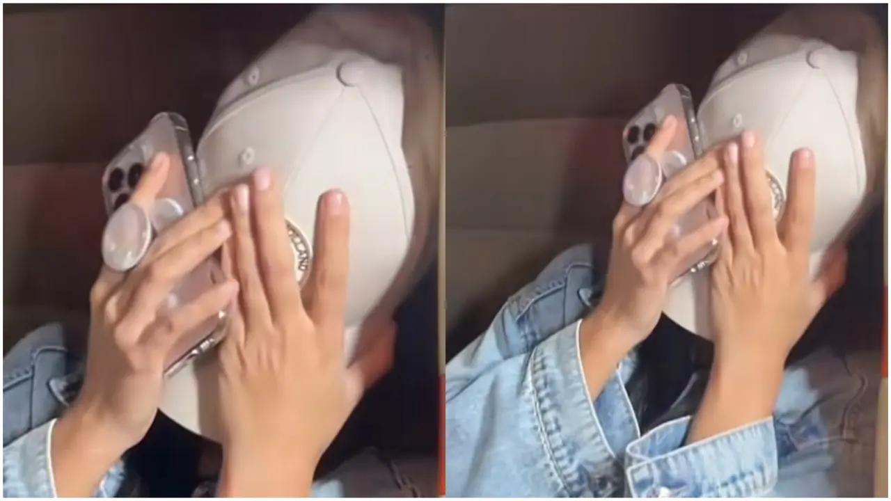 Wamiqa Gabbi hides her face badly as she gets snapped travelling in an auto; fans wonder the reason