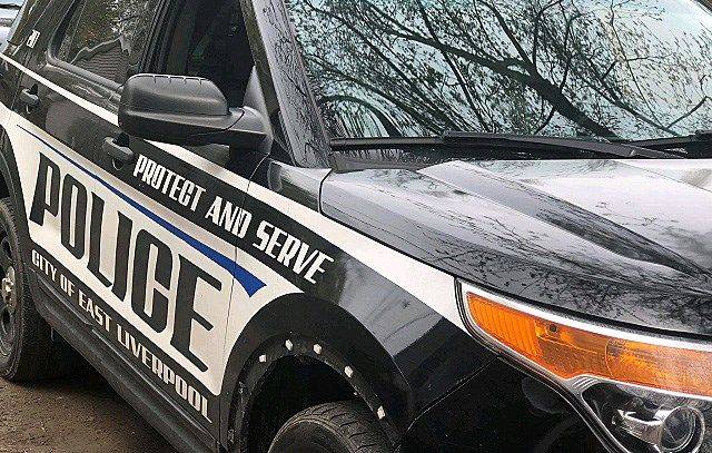 Overturned semi closes road in East Liverpool