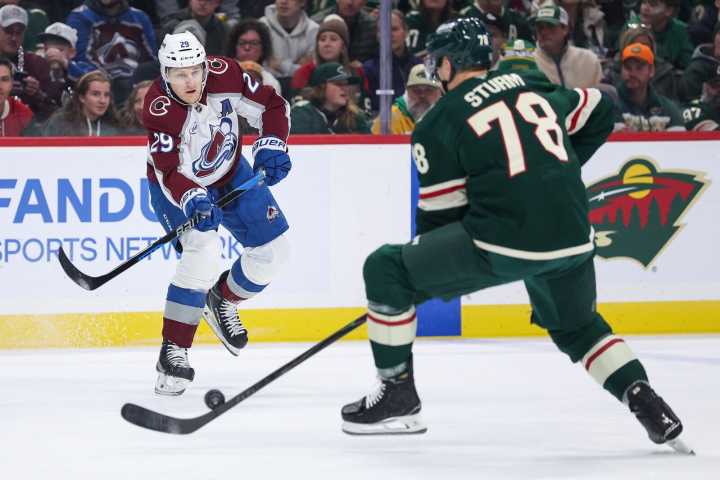 Kirill Kaprizov, Matt Boldy help Wild end Avs' 10-game win streak - The Rink Live | Coverage of youth, junior, high school and college hockey