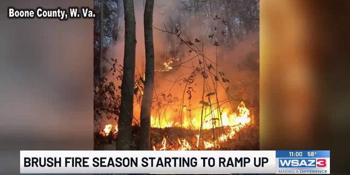 Brush fire season ramping up