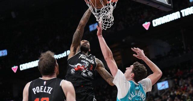 Scottie Barnes eager to learn from Raptors' close win over Hornets