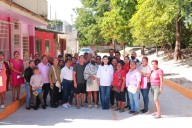 Yolanda Osuna entrega obras de pavimentación y supera rezagos de tres décadas.