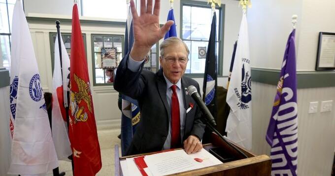 Congressman Brian Babin was special speaker at VFW Post 6380 and Jasper Woman Civic Club Veterans Day Luncheon