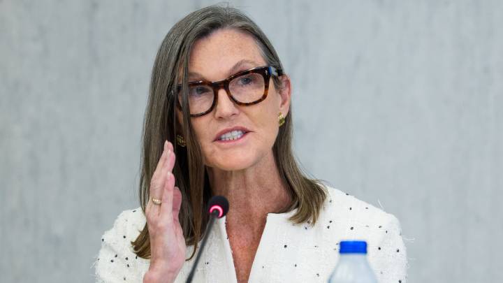 Cathie Wood trims her bitcoin bull case on threat of stablecoins taking some market share