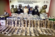 Caen dos del CJNG con arsenal en Cancún