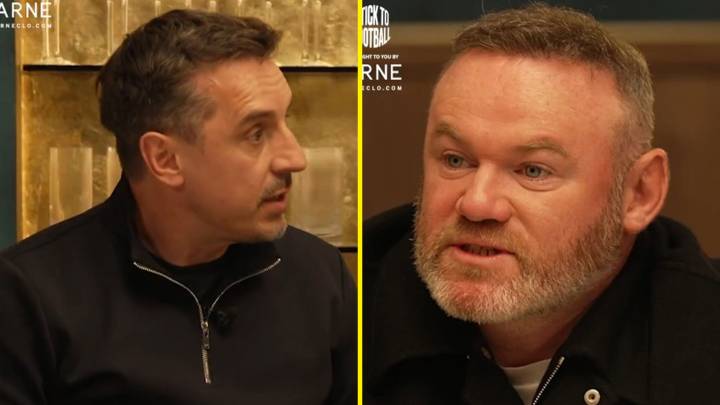 'Unbelievable' - Gary Neville has mouth wide open as Wayne Rooney gives details of his biggest Man United contract