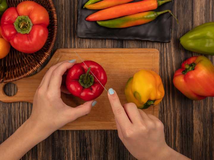 Cómo hacer pimientos rellenos en la “air fryer”: receta baja en calorías, saludable, fácil y rápida