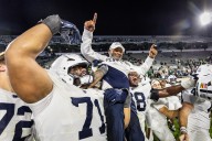 Gatorade showers, coach carry and more as Penn State breaks losing streak; Scenes from the day