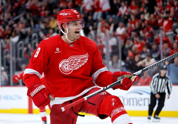 Red Wings blue line relieves pressure, can produce more
