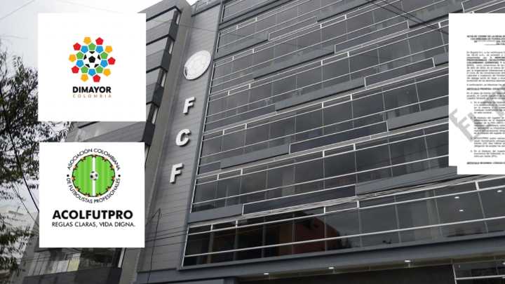 Este es el documento que se negaron a firmar la Dimayor y la Federación Colombiana de Fútbol: contenía acuerdos laborales con Acolfutpro