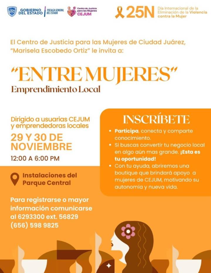 El CEJUM invita a participar en un emprendimiento local “Entre mujeres”
