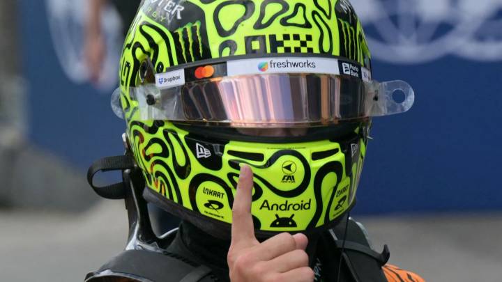 Sao Paulo GP: Lando Norris on pole from Kimi Antonelli, Oscar Piastri fourth and Max Verstappen only 16th in dramatic Interlagos Qualifying
