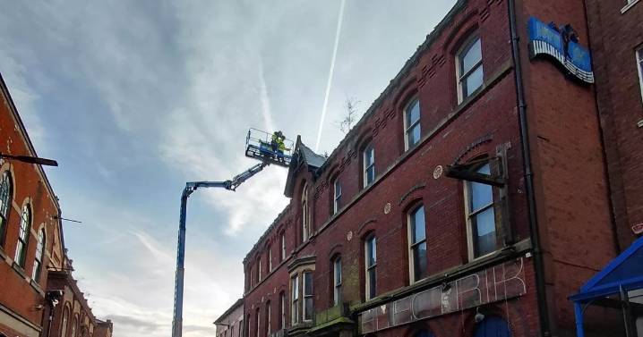 Part of nightclub demolished after possible arson sparks major fire