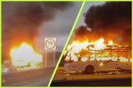 Arco Norte: autobús se incendia cerca de la caseta Pachuca