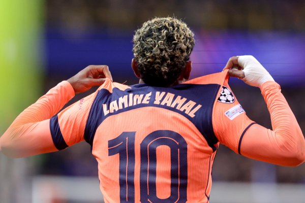 Lamine, el mejor gol de la jornada de Champions