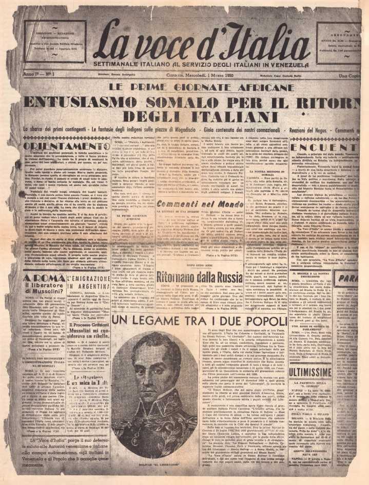 La Voce d’Italia un sogno che dura da 75 anni