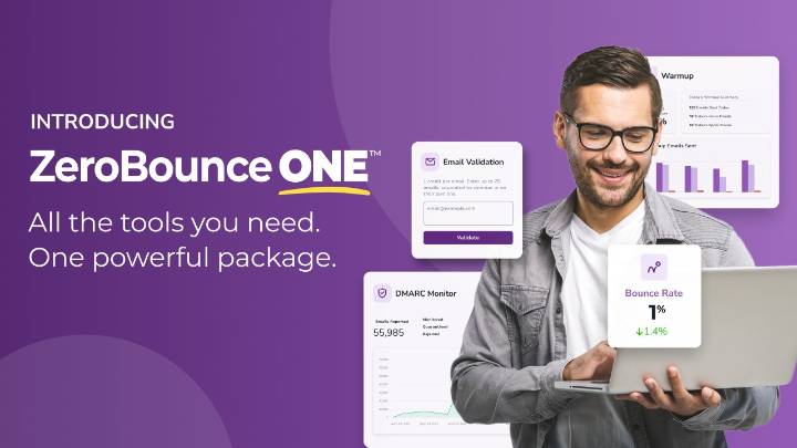 With ZeroBounce ONE, all your email deliverability tools are now one subscription