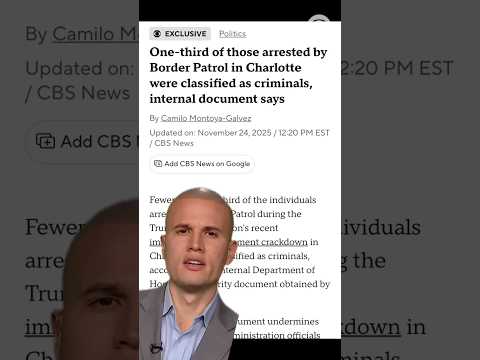 One-third of those arrested by Border Patrol in Charlotte were classified as criminals #shorts