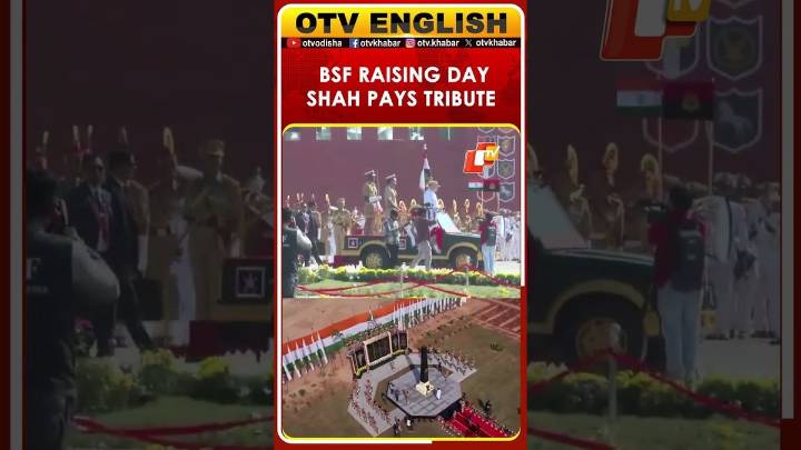 Gujarat | Amit Shah Pays Tribute To Fallen Jawans At BSF’s 61st Raising Day In Bhuj
