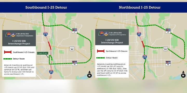 CDOT announces overnight weekend closures on I