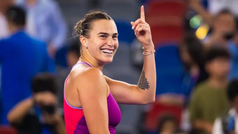 Sabalenka sizzles in skimpy string bikini for steamy vacation share