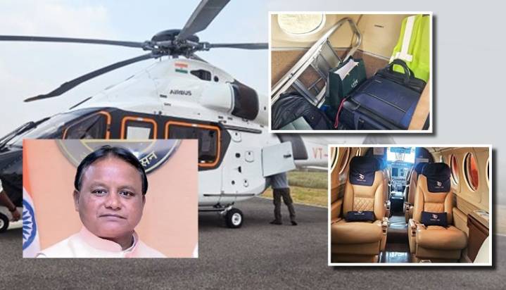 Odisha CM Mohan Majhi’s Aircraft Inspected Ahead of Nuapada By-Election to Ensure Transparency and Poll Compliance