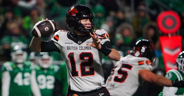 B.C. Lions quarterback Nathan Rourke named CFL's outstanding player