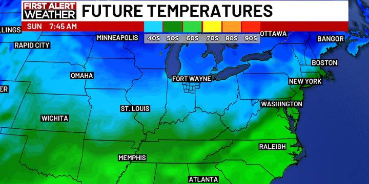 First Alert Forecast: Tracking cooler weather moving in