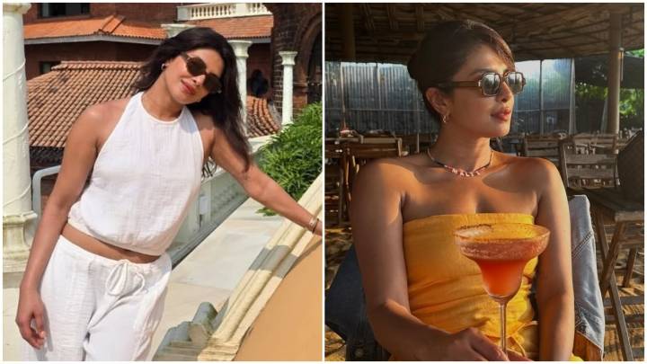 Priyanka Chopra enjoys a quiet Goa break after Varanasi event in Hyderabad. Pics