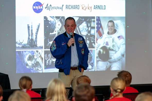NASA Astronaut Inspires Students And Locals