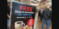 Hy-Vee honors veterans on Veterans Day with 26-year tradition of free breakfast