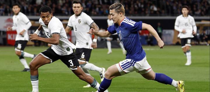 Bolivia fue goleado por Japón previo a su participación en el repechaje al Mundial