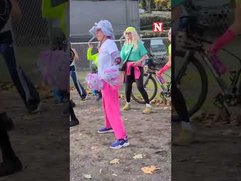 Anti-ICE Aerobics Class Held Outside Portland Detention Center