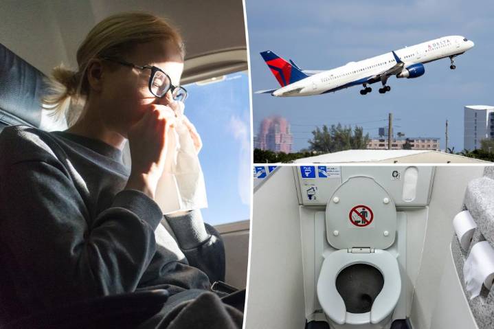 Passenger endures flight next to seatmate's 'poop smears'