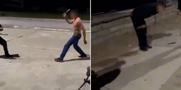 El video de la pelea con cuchillos en Necochea en la que fue asesinado un adolescente