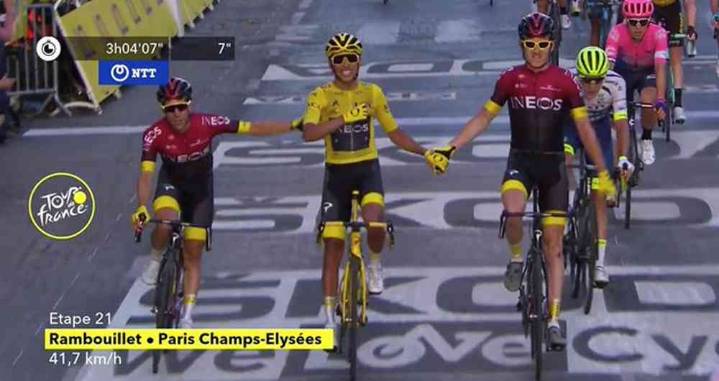 Roban la bicicleta de Egan Bernal con la que ganó el Tour de Francia