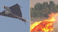 New Video Shows Tejas Fighter Jet Bursting Into Flames At Dubai Air Show