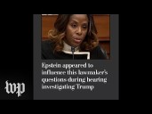 Epstein appeared to influence this lawmaker’s questions during hearing investigating Trump
