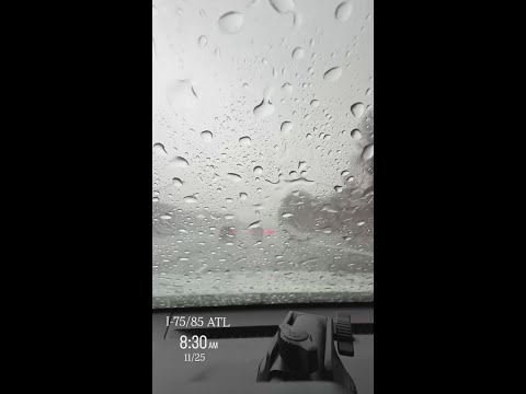 Rain Arrived on the ATL Commute