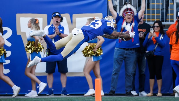 Winnipeg Blue Bombers rookie returner Trey Vaval scores twice at CFL awards banquet