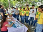 Promueven salud y cultura de  paz en bachilleres de Armería