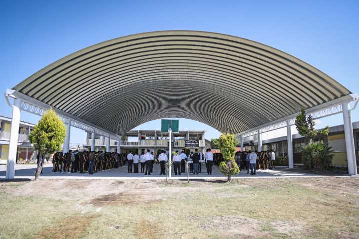 Avanza en Cuautlancingo dignificación de la infraestructura educativa