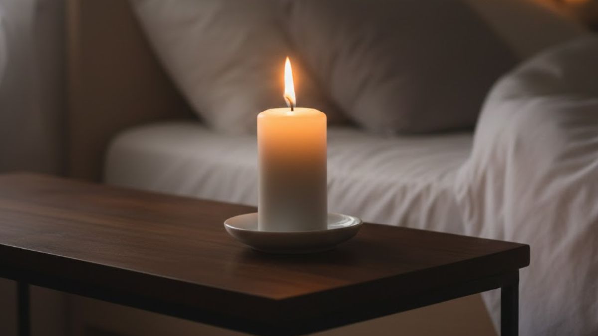 Qué significa encender una vela blanca de noche, según el Feng Shui